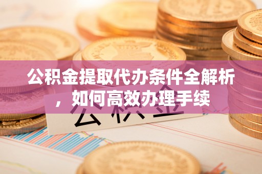 志丹公积金提取代办条件全解析，如何高效办理手续