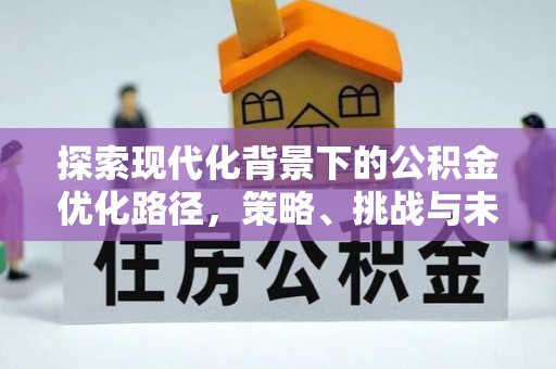 志丹探索现代化背景下的公积金优化路径，策略、挑战与未来展望