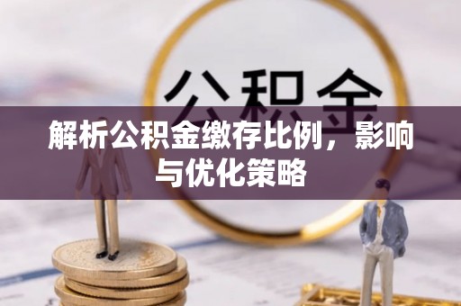 志丹解析公积金缴存比例，影响与优化策略