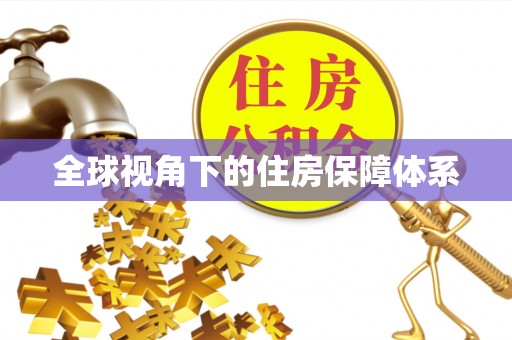 志丹全球视角下的住房保障体系